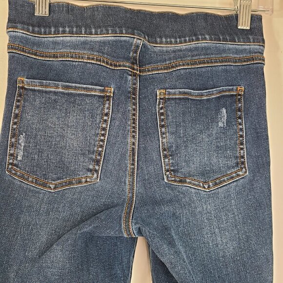 SPANX Distressed Skinny Jean Raw Hem Pull On Legging Women’s Size XS - Picture 9 of 12
